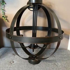 Light Fixture - Farmhouse Globe Chandelier